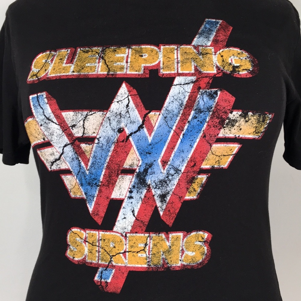 Sleeping With Sirens L graphic band tee - Picture 2 of 8